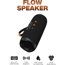 Seyutech Bluetooth Hoparlör Rgb Işıklı Tft Aux USB Girişli Ses Bombası Taşınabilir Şarjlı Kablosuz Speaker