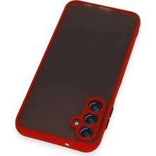 Najmaddin Newface Samsung Galaxy A25 5g Kılıf Montreal Silikon Kapak - Kırmızı