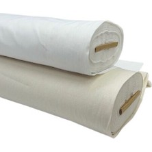 Başcılar 220 cm Eninde Krem- Beyaz Amerikan Bezi – Yorgan Astarı Için Ideal