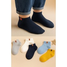 5 Çift Çocuk Renkli Kısa Çorap