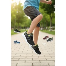 Enoch Nefes Alabilir File Yapılı ve Cırtlı Çocuk Spor Ayakkabı