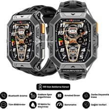 Harvox Watch X1 Pro Akıllı Saat – iPhone & Android Uyumlu, Sağlık & Spor Takip, Bluetooth Çağrı Siyah