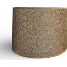 Mars Concept Kumaş Abajur Şapkası 35 cm Alt Çap Modern Dekoratif Lambader ve Abajur Uyumlu