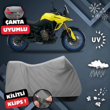 ULTRASHOP Suzukı V-Strom 800 De Motosiklet Brandası Arka Çanta Uyumlu Su Geçirmez Motosiklet Branda