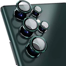 Norino S24 Ultra / S23 Ultra Kamera Lens Koruyucu (Yeşil)