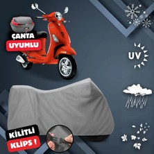 ULTRASHOP Vespa Lx 150 3V I.e Motosiklet Brandası Arka Çanta Uyumlu Su Geçirmez Motosiklet Branda