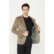 White Stone Açık Yeşil Fitilli Kadife Slim Fit Blazer Ceket Erkek Regular Kalıp Şık Tasarım