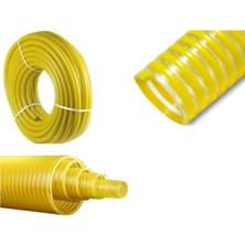 Hd Gurup 2'' Sarı Emici-Verici Hortum(Sarı Spiral Hortum) - 24 Metre