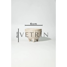 Vetrin 6'lı Renkli Seramik Sosluk