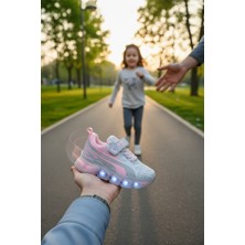Enoch Gradyan Geçişli ve Şeffaf Hava Tabanlı Çocuk Spor Ayakkabı