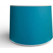 Mars Concept Kumaş Abajur Şapkası 35 cm Alt Çap Modern Dekoratif Lambader ve Abajur Uyumlu