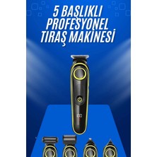 K-Yonlineticaret Tıraş Makinesi Şarjlı 5 Başlıklı Burun ve Kulak Temizleme