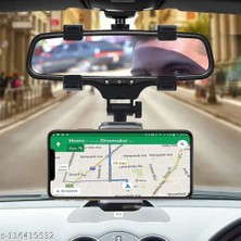 Norino Araç Içi Dikiz Aynası Telefon ve Navigasyon Tutucu (Siyah)