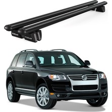 Today Auto Pençe Volkswagen Touareg Ara Atkı (2002-2010) Uyumlu Siyah Ara Atkı Port Bagaj Tavan Barı