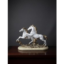 Dekoratif Atlı Biblo 32*25 cm