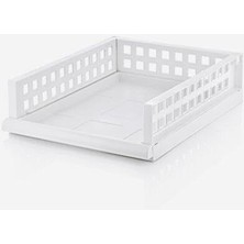 Uslucan Alışveriş Akıllı Raf Midi 4lü Set Beyaz