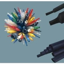 Woer 100 mm Isı Ile Daralan Makaron Siyah 25 mt