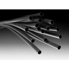 Woer 15 mm 2/1 Isı Ile Daralan Makaron Siyah 100 mt