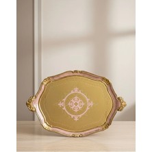 Pescarıssı Oval Italyan Gül Ağacı Tepsi 8 Kişilik