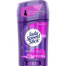 Uslucan Alışveriş Lady Speed Stick Anti-Terleme ve Deodorant, Görünmez Kuru, Duş Taze, 1.5 Oz