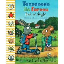 Uslucan Alışveriş Tavşancan ile Faresu - Bak ve Söyle: Minikler Için Eğlenceli Bir Ara Bul Kitabı