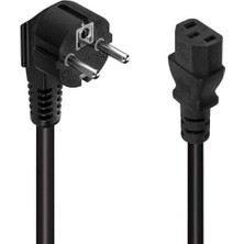 Uslucan Alışveriş G-513B 3x0.75 mm C7 Bilgisayar 1.5 Metre Power Kablosu (Poşetli)