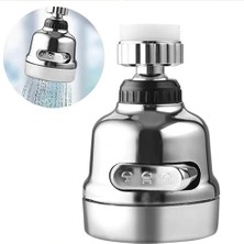 K-Yonlineticaret 3 Fonksiyonlu Krom Kaplama Oynar Musluk Başlığı