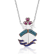 Aya Diamond Gümüş Titanik Bayan Kolye