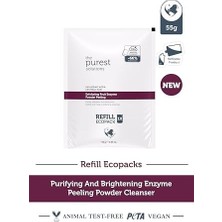 Uslucan Alışveriş The Purest Solutions Refill Ekolojik Yedek Paket Exfoliating Fruit Enzyme Powder Peeling Refill Ecopack