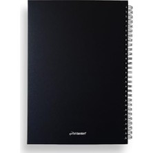 Uslucan Alışveriş Spiralli Defter, Siyah Kapaklı B5 Boyutunda (182X257 Mm), 100 Yaprak (Çizgili)
