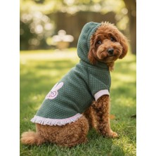 Kemique Bunnypop Kapüşonlu Köpek Elbisesi – Yeşil Pembe