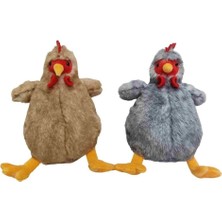 K-Yonlineticaret PB31557-23 Peluş Oturan Tavuk 23 cm -1 Adet Stokta Olan Gönderilir