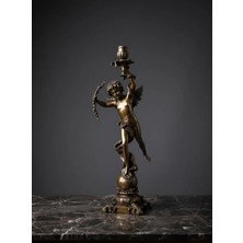Bronze Eros Dekoratif Biblo 45 cm