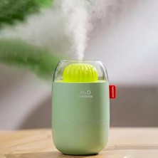Uslucan Alışveriş Mini Hava Nemlendirici, Yeşil, Taşınabilir, Sessiz Çalışma, Ayarlanabilir Buhar, Araba ve Ev Kullanımı