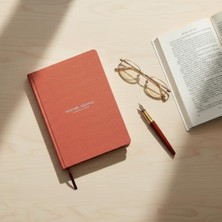 Uslucan Alışveriş Okuma Günlüğü – A5 Sert Kapa­klı “reading Journal, 100 Kitap Incelemesi, Günlük Okuma Takibi (Kiremit)
