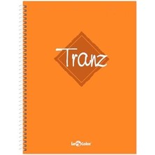 Uslucan Alışveriş A4 Defter Kareli Turuncu Tranz 200 Sayfa
