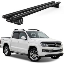 Today Auto Pençe Volkswagen Amarok Ara Atkı (2010-2016)  Uyumlu Siyah Ara Atkı Port Bagaj Tavan Barı