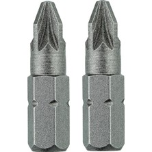 Uslucan Alışveriş STA61041/XJ Vidalama Uç, Metalik, 2 Adet