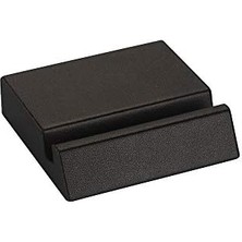 Uslucan Alışveriş 2k Cep Telefonu Stand, Deri Kaplı, Siyah