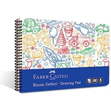 Uslucan Alışveriş Resim Defteri, 25X35 Cm, 30 Yaprak, Pp Kapak, Spiral Cilt, 120G Kağıt, Kolay Koparılabilir Sayfalar, Boyama Teknikleri Sayfası Içerir