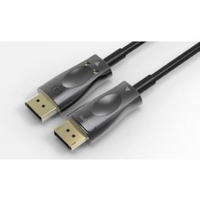 Uslucan Alışveriş Aoc Fiber Displayport Kablo - 32.4gbps, 8k 60Hz, 4K 120Hz, 4K 60Hz, Hdr (15 Metre)
