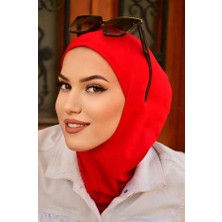 Aişe Tesettür Kırmızı Relax Bone
