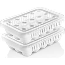 Uslucan Alışveriş Life Yumurta Saklama Kabı – Kilitli Kapaklı, Yıkanabilir, Hijyenik ve Pratik Saklama (30'lu)