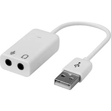 Uslucan Alışveriş HY-U715 Ios Uyumlu USB Ses Karti 7.1 Dual Channel