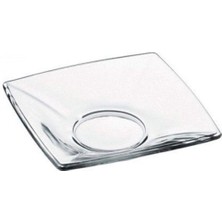 Uslucan Alışveriş Kare Çay Tabağı 129 mm 6'lı Hediyelik Kutu