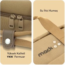 Uslucan Alışveriş MCE-1523 Eco Çevre Dostu Laptop Sırt Çantası 15.6 Inç, Ykk Fermuarlı Bilgisayar Sırt Çantası, Kadın ve Erkek Günlük Çanta, Okul ve Iş Çantası, Camel