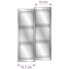 Uslucan Alışveriş Mutfak Çekmece Içi Modüler Iki Bölmeli Kaşıklık 16CMX48CM(BOYDAN 4cm Kesilebilir)