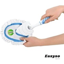 Uslucan Alışveriş Soft On Mikrofiber Toz Alıcı Pratik Ergonomik Yer Silme - Duvar Silici - Lavabo/klozet Temizleyici El Boy Çok Renkli Püsküllü Değiştirilebilir Kokulu Temizlik Bezi Mix EASYSO3460