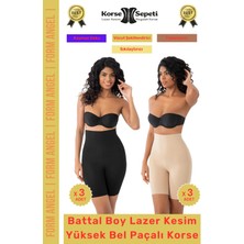 Korse Sepeti #korse 2 Beden Küçülten Kaymaz Toparlayıcı Battal Boy Lazer Kesim Yüksek Bel Paçalı Korse 6'lı Set