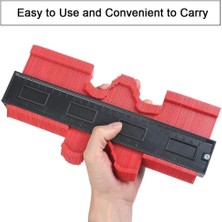 Uslucan Alışveriş 25 cm Kontur Ölçüm Cihazı – Ahşap, ve Düzensiz Şekiller Için Şekil Çoğaltma ve Ölçme Aleti, Hassas Kontur Ölçer-Düzenli Çizim Için Alan Kalıp Asorti Renk